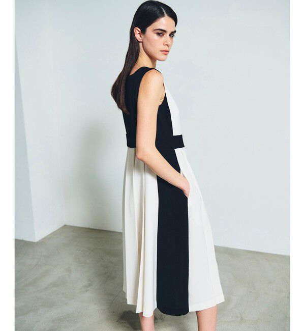 Grace Class「ラインバイカラードレス」|ワンピース|