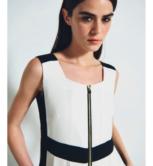 Grace Class「ラインバイカラードレス」|ワンピース|