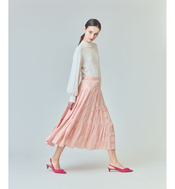 Grace Class「ラメジャガードサテンスカート」|スカート|