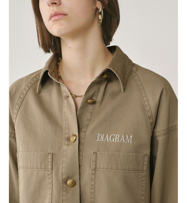  「ラグランショートシャツジャケット」|デニムジャケット|