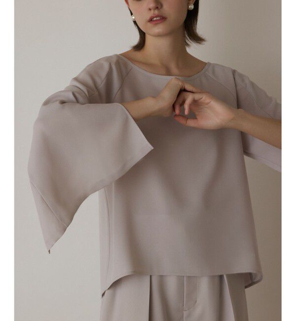  「スリットスリーブトップ」|Tシャツ・カットソー|