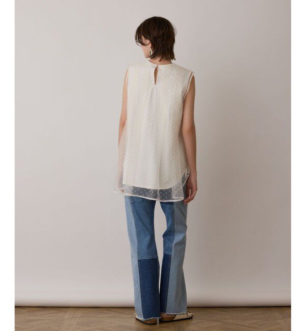 GRACE CONTINENTAL「シアージャガードカットトップ」|シャツ・ブラウス|