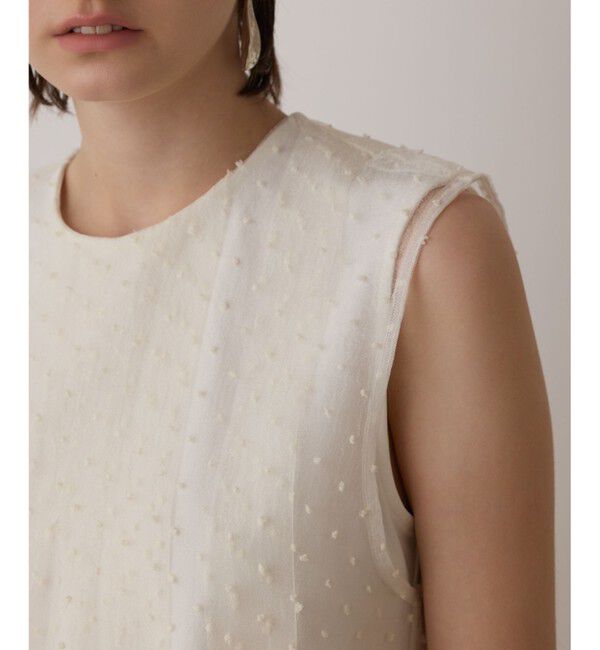 GRACE CONTINENTAL「シアージャガードカットトップ」|シャツ・ブラウス|