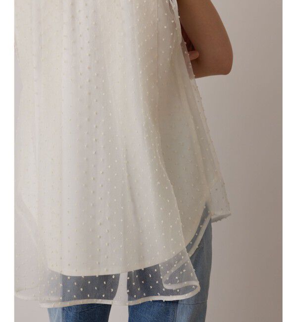 GRACE CONTINENTAL「シアージャガードカットトップ」|シャツ・ブラウス|