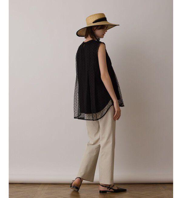 GRACE CONTINENTAL「シアージャガードカットトップ」|シャツ・ブラウス|