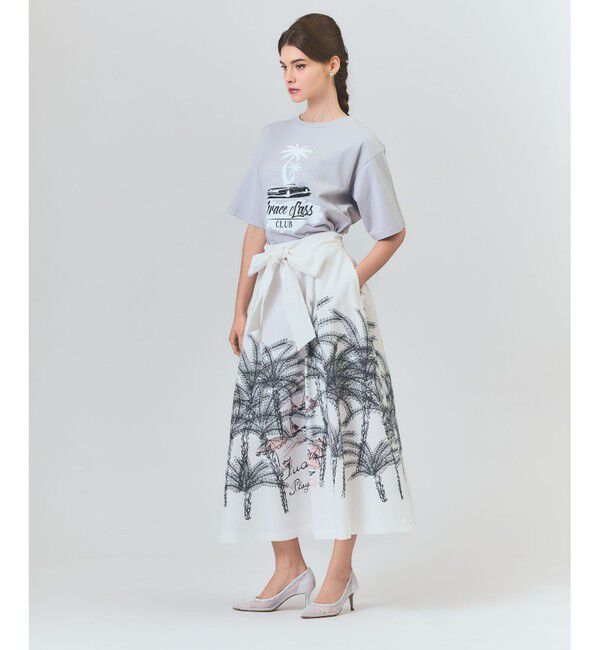 Grace Class「プラージュプリントタックスカート」|スカート|