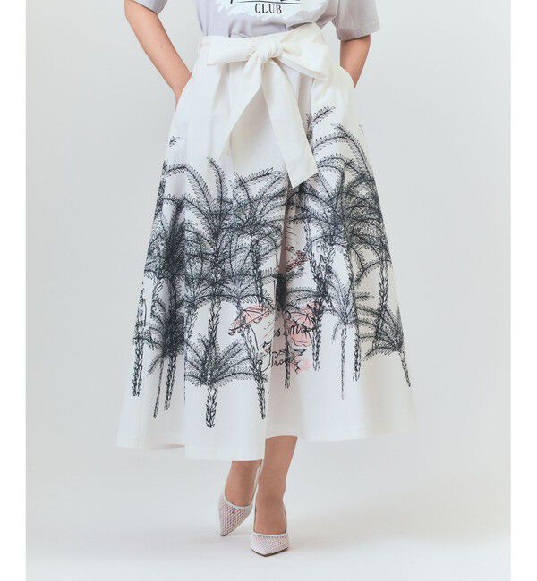 Grace Class「プラージュプリントタックスカート」|スカート|
