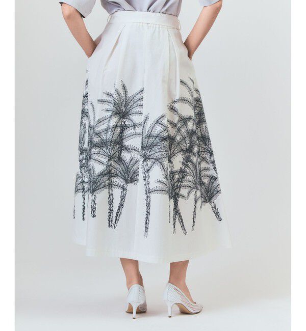 Grace Class「プラージュプリントタックスカート」|スカート|