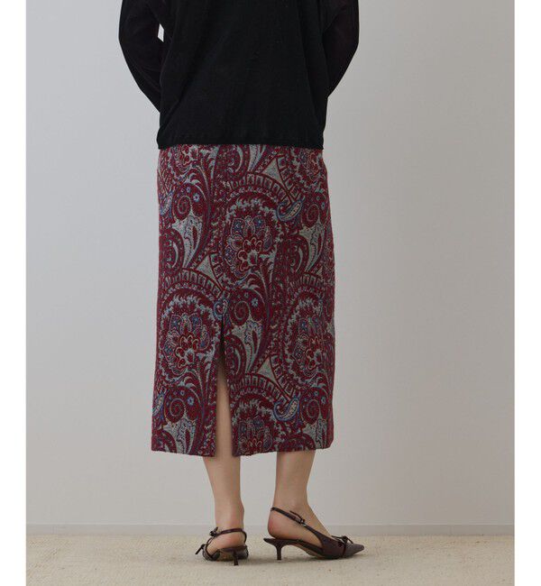 GRACE CONTINENTAL「ラメペイズリージャガードスカート」|スカート|