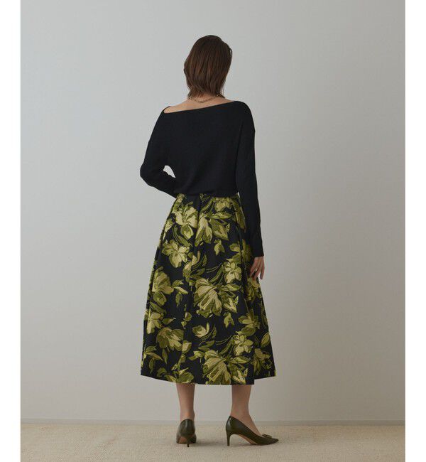 Diagram「ラメフラワージャガードスカート」|スカート|