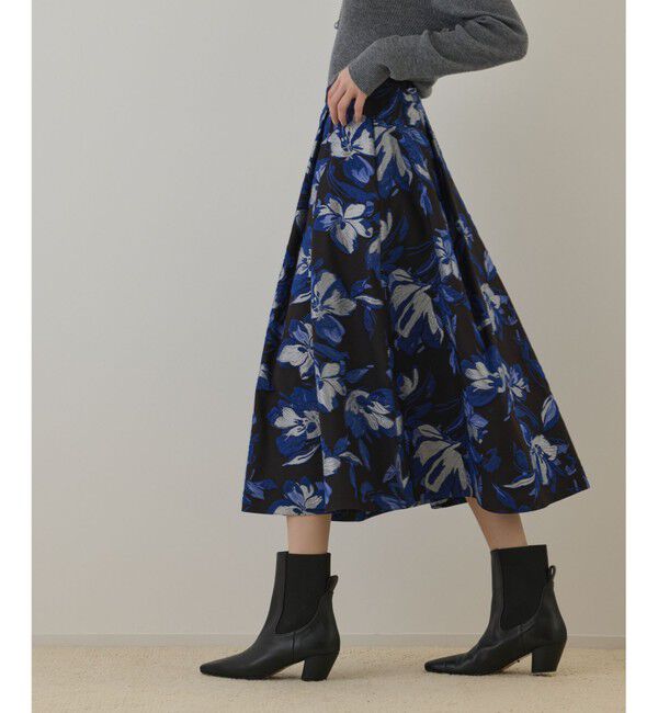 Diagram「ラメフラワージャガードスカート」|スカート|