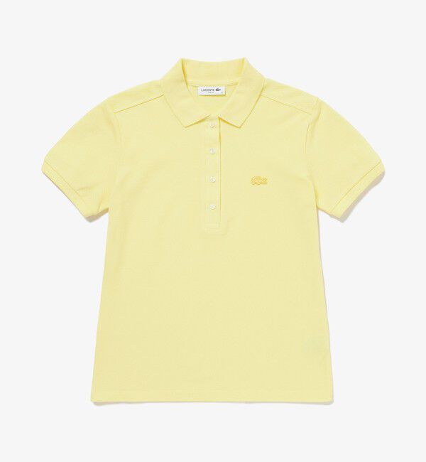 LACOSTE「スリムフィット ストレッチコットンピケポロシャツ（半袖）」|ポロシャツ|