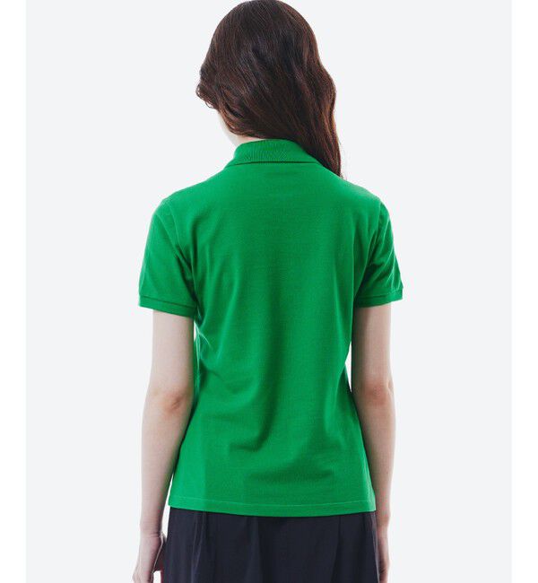 LACOSTE「スリムフィット ストレッチコットンピケポロシャツ（半袖）」|ポロシャツ|