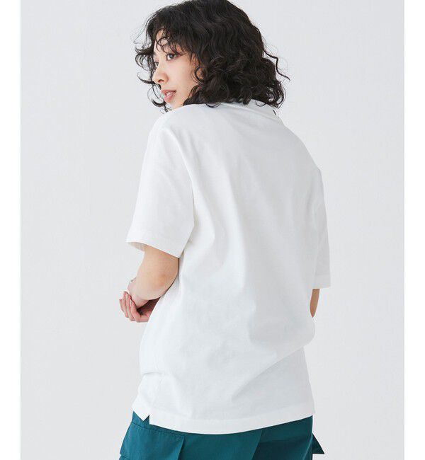 LACOSTE「アウトラインクロックポケット半袖Tシャツ」|Tシャツ・カットソー|