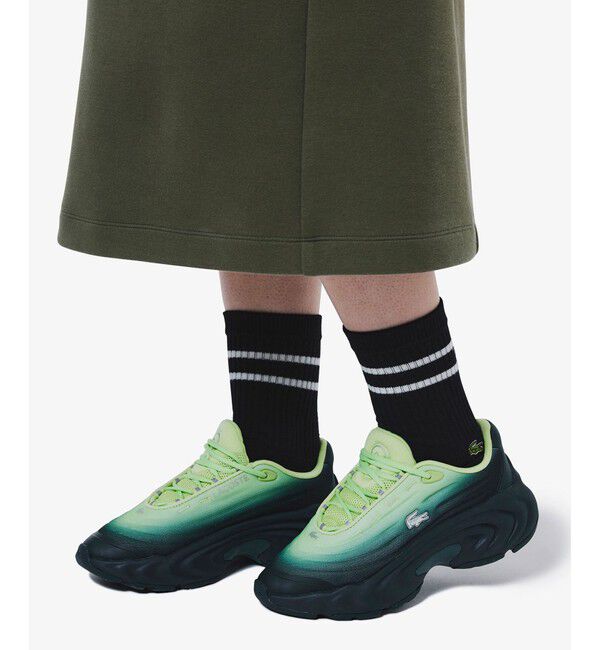 LACOSTE「レディース SPINOR 225 2 SFA」|スニーカー|ダークグリーン