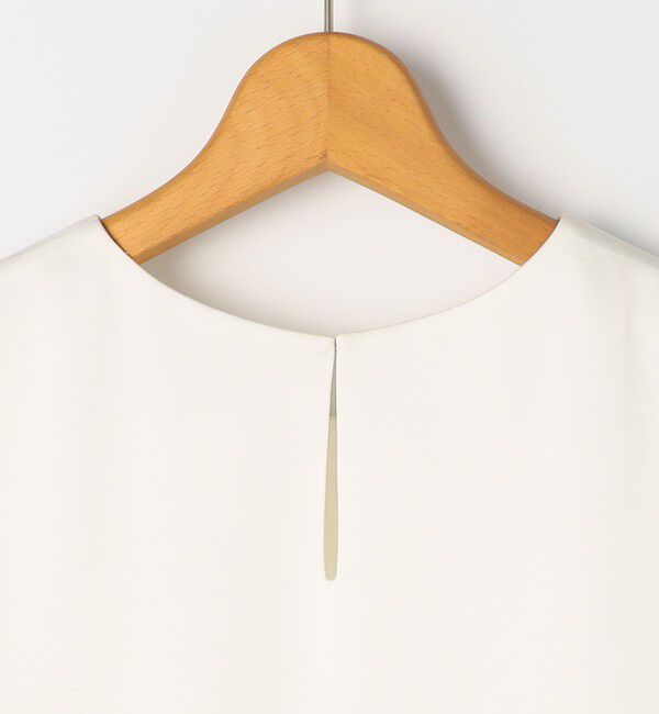 NOLLEY'S「オトナサテンオーガンギャザーブラウス」|シャツ・ブラウス|