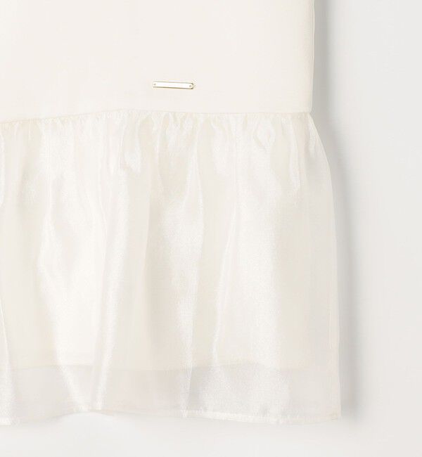 NOLLEY'S「オトナサテンオーガンギャザーブラウス」|シャツ・ブラウス|