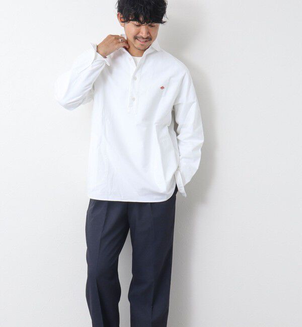 NOLLEY'S goodman「【DANTON/ダントン】ROUND COLLAR P.O SHIRT LS 25SS」|シャツ・ブラウス|