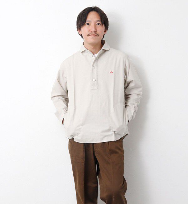 NOLLEY'S goodman「【DANTON/ダントン】ROUND COLLAR P.O SHIRT LS 25SS」|シャツ・ブラウス|