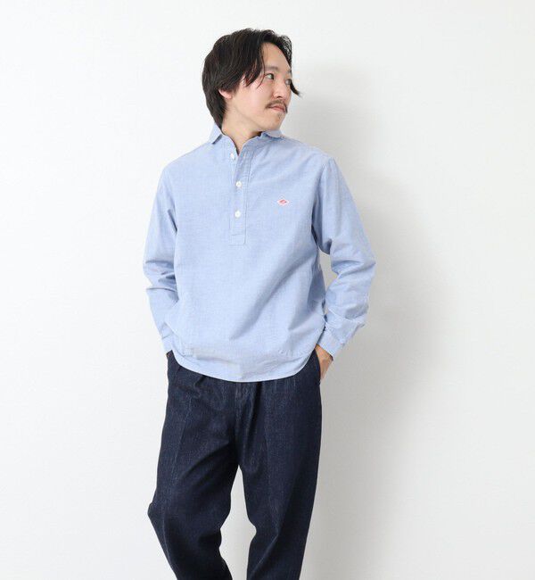 NOLLEY'S goodman「【DANTON/ダントン】ROUND COLLAR P.O SHIRT LS 25SS」|シャツ・ブラウス|
