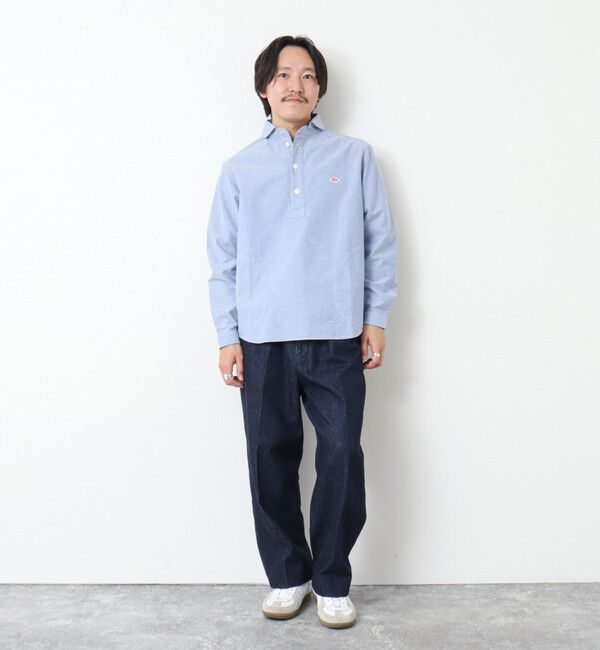 NOLLEY'S goodman「【DANTON/ダントン】ROUND COLLAR P.O SHIRT LS 25SS」|シャツ・ブラウス|