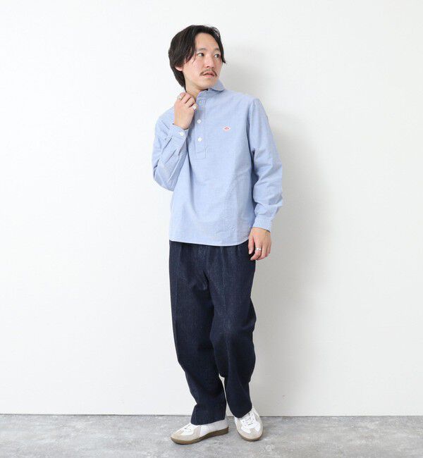 NOLLEY'S goodman「【DANTON/ダントン】ROUND COLLAR P.O SHIRT LS 25SS」|シャツ・ブラウス|