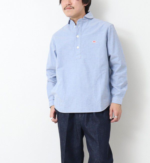 NOLLEY'S goodman「【DANTON/ダントン】ROUND COLLAR P.O SHIRT LS 25SS」|シャツ・ブラウス|