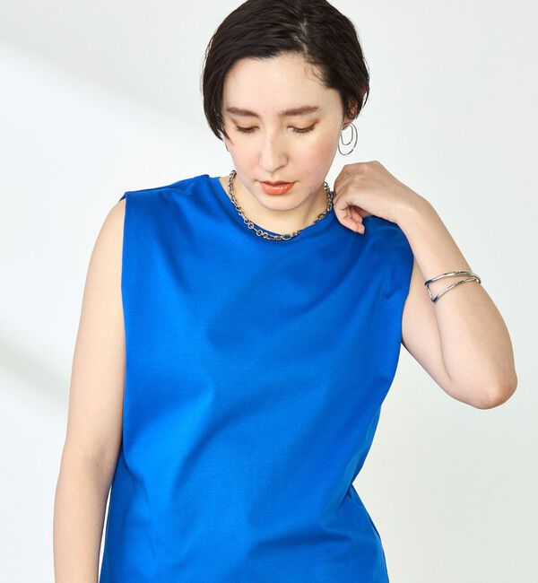 NOLLEY'S「高機能 LA＋スムースタックノースリーブカットソー」|Tシャツ・カットソー|