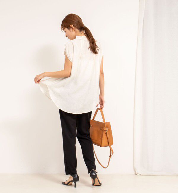 NOLLEY'S「フリル衿ブラウス」|シャツ・ブラウス|