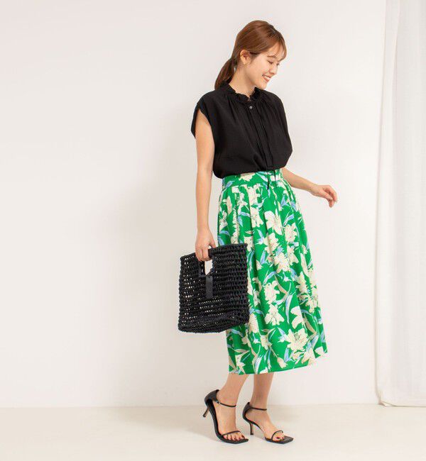 NOLLEY'S「フリル衿ブラウス」|シャツ・ブラウス|