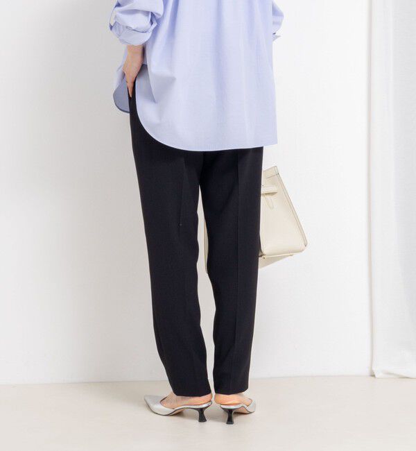 NOLLEY'S sophi「《セットアップ対応》ウォッシャブル強撚タックパンツ」|その他|