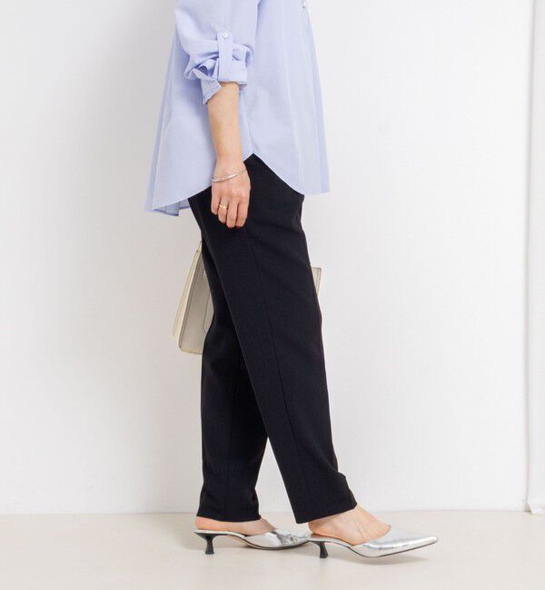 NOLLEY'S sophi「《セットアップ対応》ウォッシャブル強撚タックパンツ」|その他|