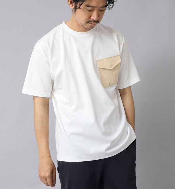 NOLLEY'S goodman「【ACTIVE SECT】《限定展開》カーゴポケットTシャツ 25SS」|Tシャツ・カットソー|ホワイト