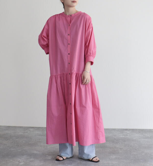 fredy emue「【fredyemueフレディエミュ】コードボリュームシャツワンピース」|ワンピース|