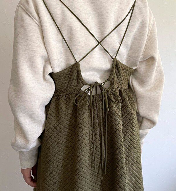 fredy emue「キルティングカットキャミワンピース」|ワンピース|