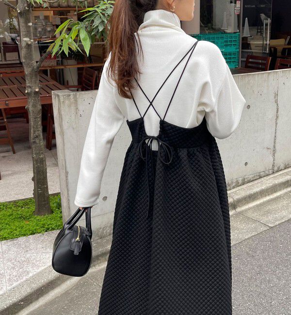 fredy emue「キルティングカットキャミワンピース」|ワンピース|