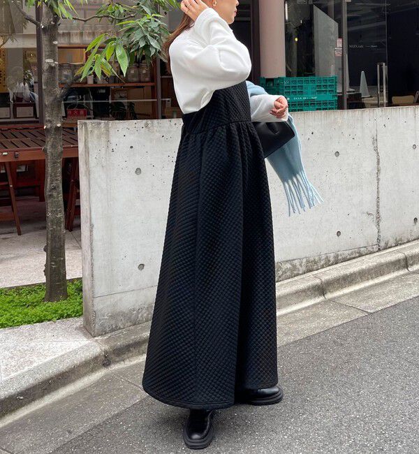 fredy emue「キルティングカットキャミワンピース」|ワンピース|