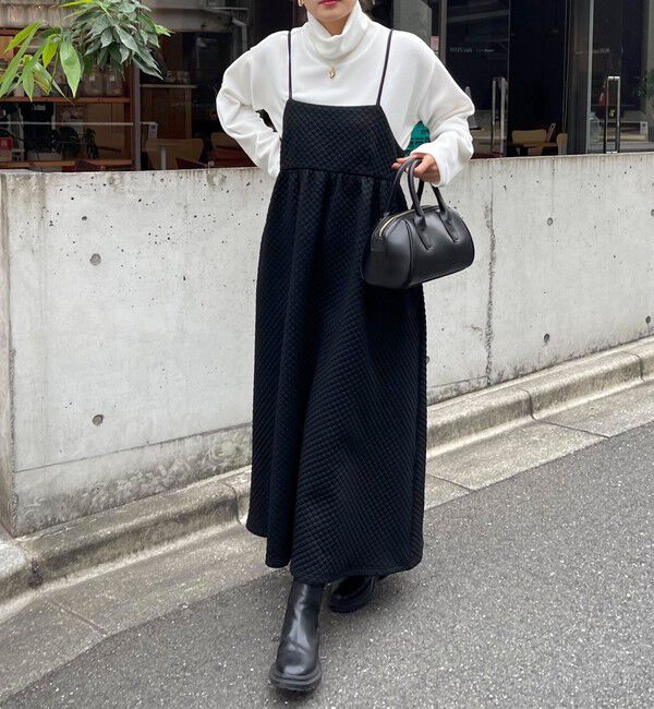 fredy emue「キルティングカットキャミワンピース」|ワンピース|