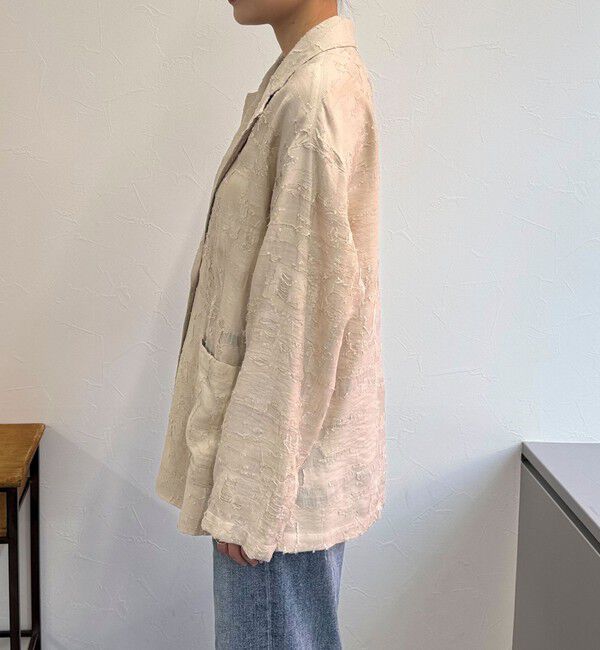 fredy emue「シアージャガードシャツジャケット」|テーラードジャケット|