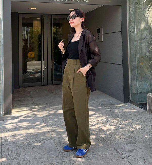 fredy emue「チャイナ釦シアージャケット」|テーラードジャケット|