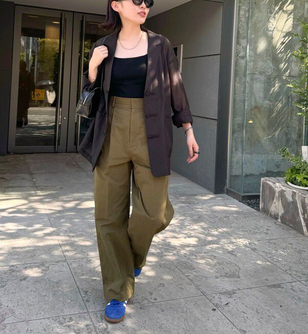 fredy emue「チャイナ釦シアージャケット」|テーラードジャケット|