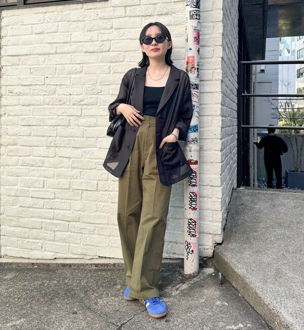 fredy emue「チャイナ釦シアージャケット」|テーラードジャケット|