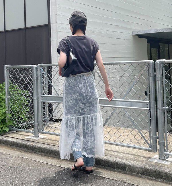 fredy emue「2WAYスカラレースギャザースカート」|スカート|