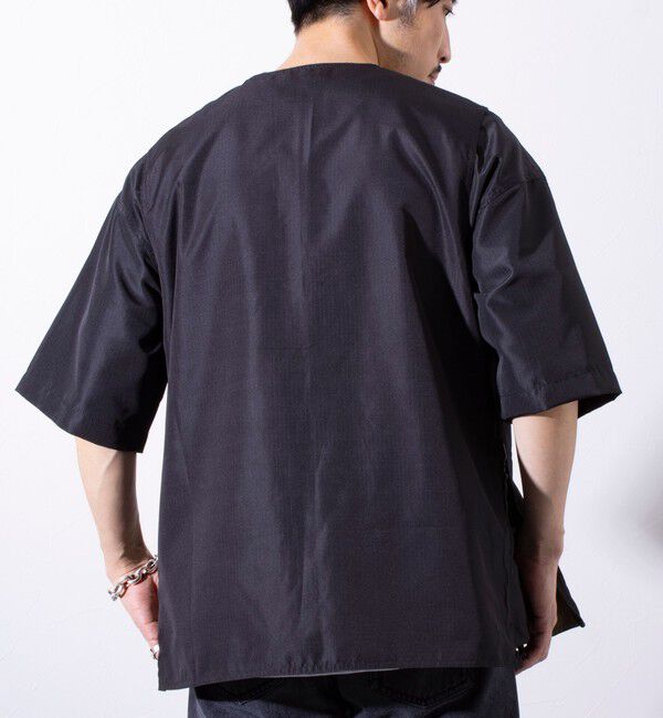 GLOSTER「【TAION/タイオン】ミリタリー Ripstop  Vネックジップリバーシブルベスト ユニセックス」|ベスト・ジレ|