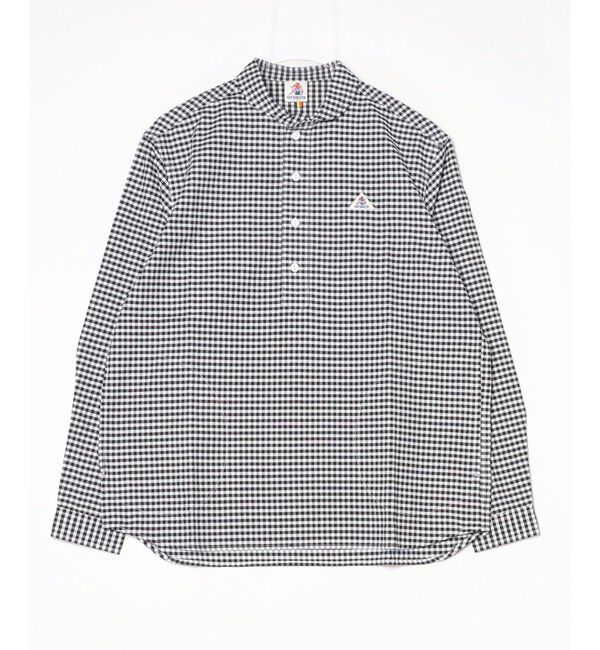 GLOSTER「【GEVACO/ゲバコ】オックスオーバーショールカラー長袖シャツ（無地/ストライプ/ギンガム）」|シャツ・ブラウス|