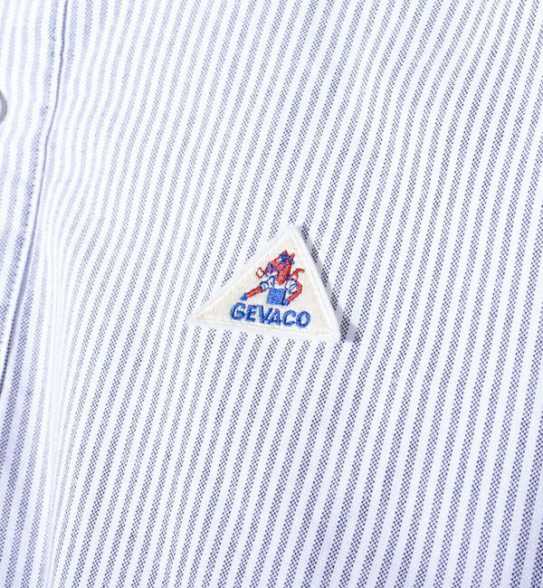 GLOSTER「【GEVACO/ゲバコ】オックスオーバーショールカラー長袖シャツ（無地/ストライプ/ギンガム）」|シャツ・ブラウス|