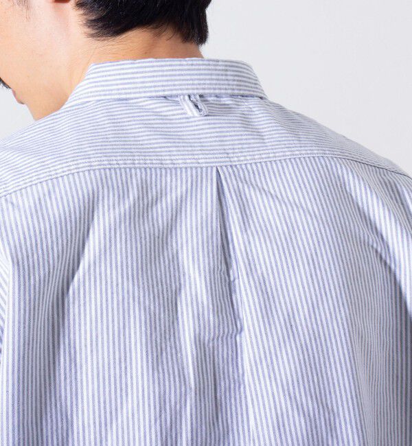 GLOSTER「【GEVACO/ゲバコ】オックスオーバーショールカラー長袖シャツ（無地/ストライプ/ギンガム）」|シャツ・ブラウス|