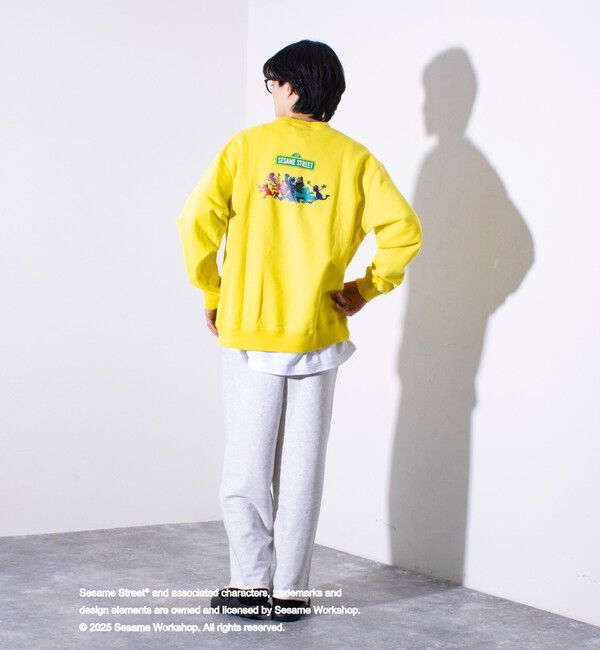 GLOSTER「【SESAME STREET】meets【GLOSTER】クルーネック  プリントスウェット」|スウェット・ジャージ|