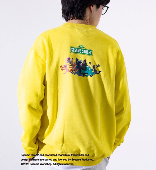 GLOSTER「【SESAME STREET】meets【GLOSTER】クルーネック  プリントスウェット」|スウェット・ジャージ|