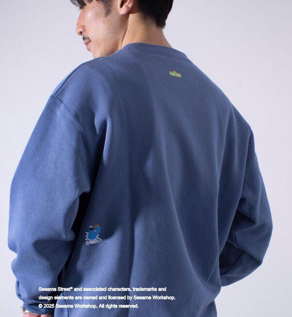 GLOSTER「【SESAME STREET】meets【GLOSTER】クルーネック  プリントスウェット」|スウェット・ジャージ|
